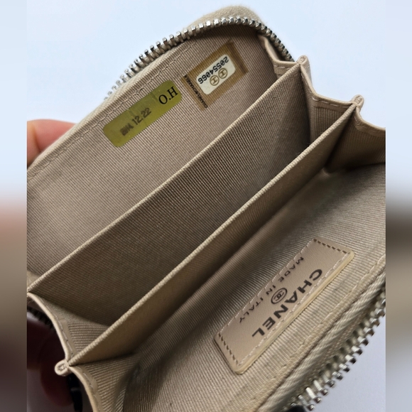 Chanel Cavier Zip Around Mini Wallet - Picture 11 of 14